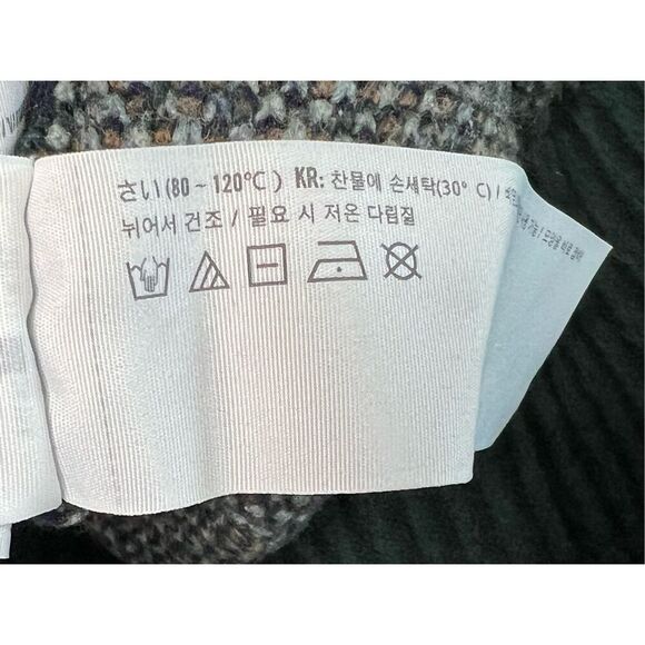 Abercrombie & Fitch Fair Isle Green Soft A&F Crew Sweater SMALL Nordic Alpine - Picture 9 of 10